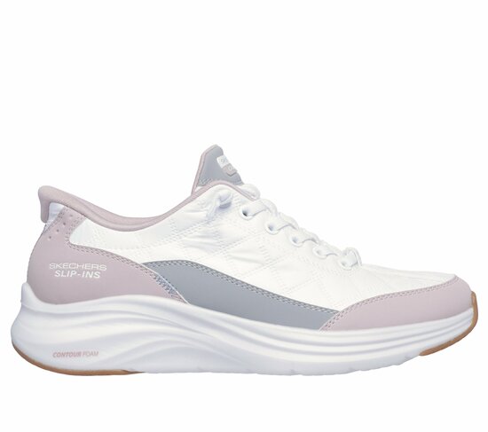 Skechers sneaker slip-in contour foam white lavendel SS26