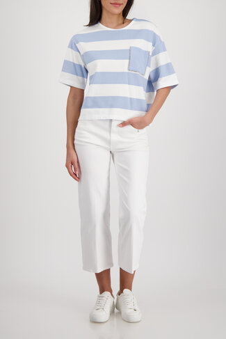 Monari pull ringle schmuck rond enek sea side striped SS26