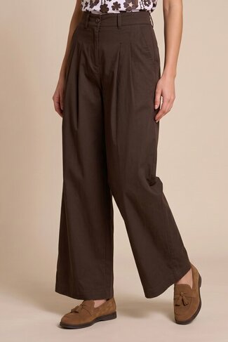 Due Amanti broek Pauline dark chocolate FW26