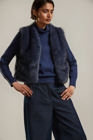 Atmos gilet Zalia denim FW26