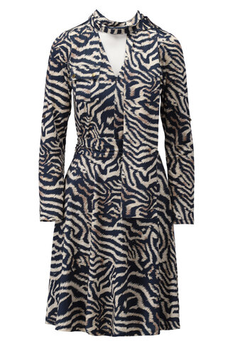 K-Design kleed kort met rits & print FW26