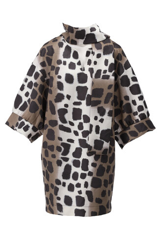 K-Design kleed panter met sjaaltje & print FW26