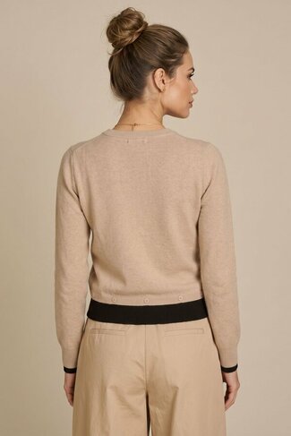 Due Amanti pull Batie beige FW26