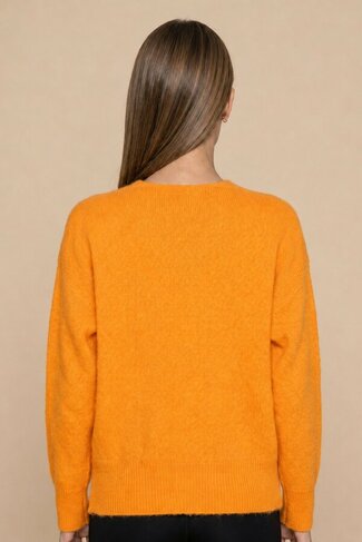 Due Amanti pull Jule fluo orange FW26