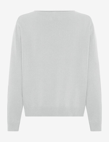 Brax trui van wolmix style lisa cozy grey FW26