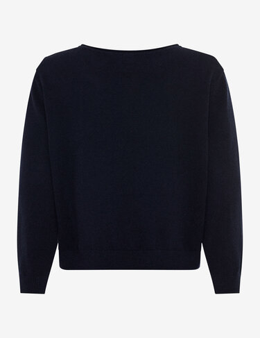 Brax trui van wolmix style lisa navy FW26