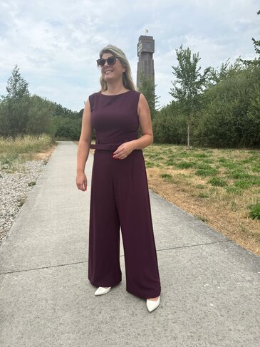 Rinascimento tuta bordeaux FW26