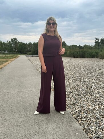 Rinascimento tuta bordeaux FW26
