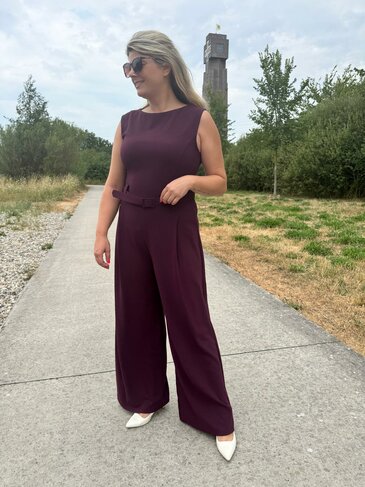 Rinascimento tuta bordeaux FW26