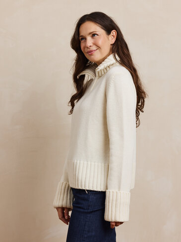 Comme Ca pull Kiki ecru FW26