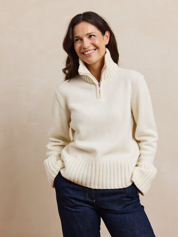 Comme Ca pull Kiki ecru FW26