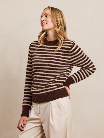Comme Ca pull Kora brown FW26