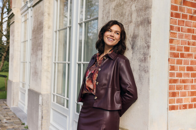 Comme Ca jacket Rica bis bordeaux FW26