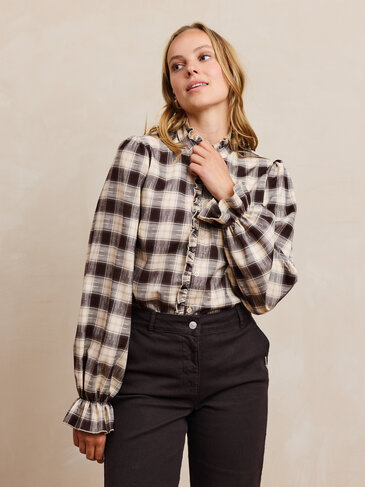 Comme  Ca bloes Jet brown FW26