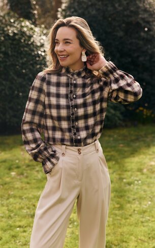 Comme  Ca bloes Jet brown FW26