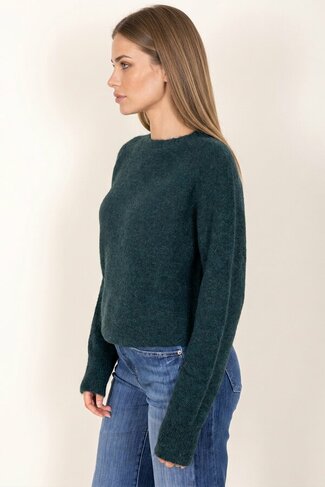 Due Amanti pull Fabienne dark green FW26