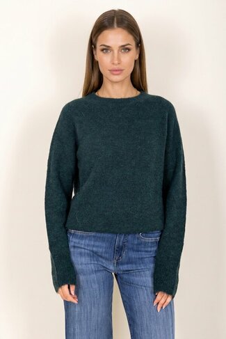 Due Amanti pull Fabienne dark green FW26
