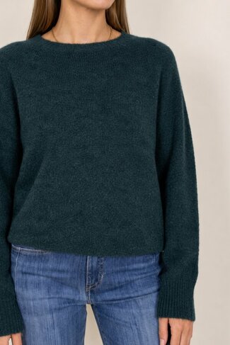 Due Amanti pull Fabienne dark green FW26