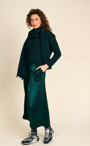 Due Amanti rok Susana shimmer teal green FW26