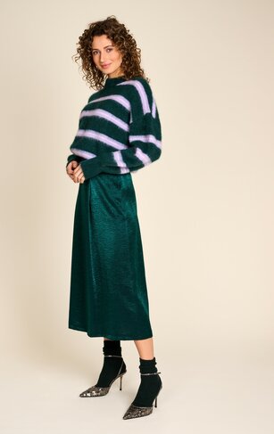 Due Amanti rok Susana shimmer teal green FW26