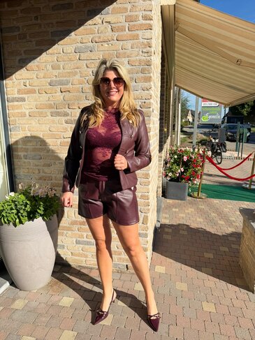 Rinascimento top antique rose FW26