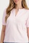 Monari t-shirt Pique ronde nek flamingo SS24