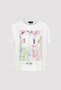 Monari t-shirt City print ronde nek wit SS24