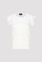 Monari t-shirt Spitzen ronde nek wit SS24