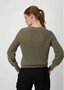 Monari pull gebreid met lurex green tea FW24