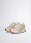 Liu-Jo sneaker maxi wonder 73 metallic brushed cal taupe FW24