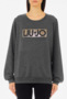 Liu-jo sweater felpa antraciet FW24