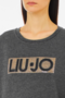 Liu-jo sweater felpa antraciet FW24