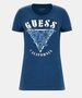 Guess t-shirt roses cobalt blue FW24