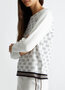 Liu-Jo sweater met logo wit FW24