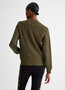 Liu-Jo sweater met rits olive night FW24