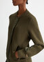 Liu-Jo sweater met rits olive night FW24