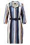 K-Design jurk met gestreept design & riem SS25