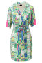 K-Design jurk met design & fluo details SS25