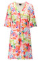 K-Design jurk v-hals  met bloemen design SS25