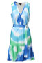 K-Design jurk mouwloos met design SS25