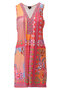 K-Design jurk mouwloos met design roze SS25