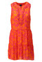 K-Design jurk mouwloos boho met lovertjes pink SS25