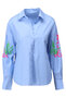 K-Design bloes oversized met rozen powder blue SS25