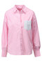 K-Design bloes gestreept pink mix SS25