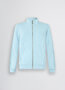 Liu-Jo sweater met steentjes lichtblauw SS25 felpa aperta