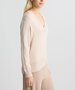 Liu-Jo trui van katoen en wol beige SS25