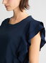 Liu-Jo t-shirt moda bleu foncé SS25