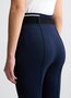 Liu-Jo broek jersey lungo blue foncé SS25