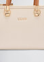 Liu-Jo handtas met bijpassende clutch cream/bruin SS25