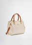 Liu-Jo handtas met bijpassende clutch cream/bruin SS25